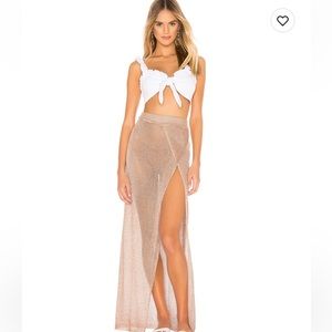 Keva wrap maxi skirt